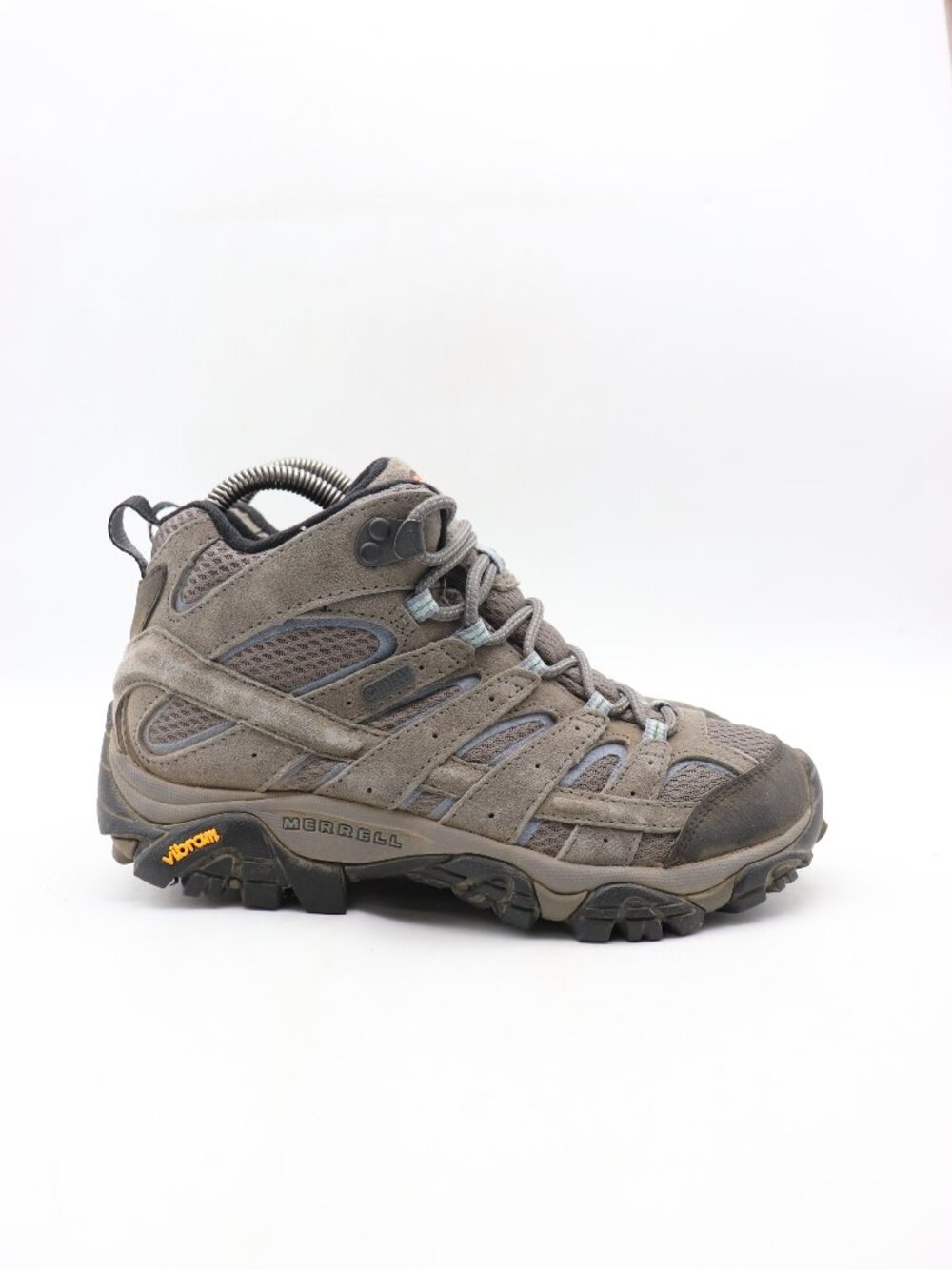 Merrell Moab 2 Women's Size 6 Mid Waterproof Hiking Boots Granite Grey J06054